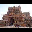 Der innere Gopuram vom Tempelzentrum aus betrachtet